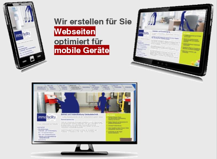 ICS Webdesign optimiert für mobile Geräte